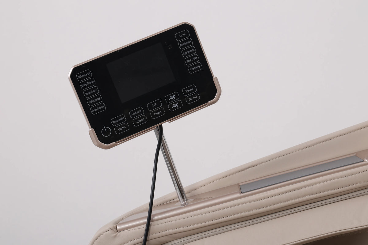 Tableta touchscreen a fotoliului de masaj Brilliance 4D crem